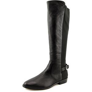 Coach Liza Womens Round Toe Leather Black Knee High Boot size 7